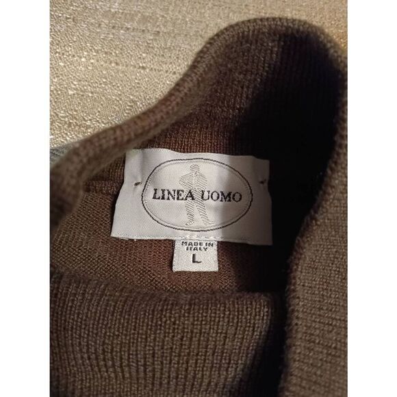 Linea Uomo 100% Merino Wool Made in Italy Sweater - Size: Large (0692) - Picture 7 of 10